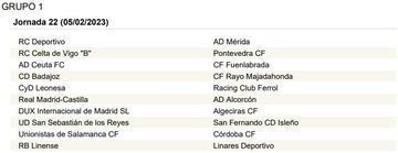 La Primera RFEF, jornada a jornada