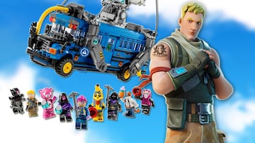 lego fortnite set autobus batalla