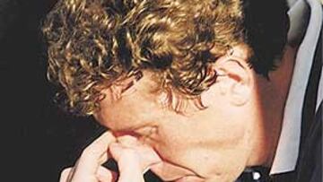 <b>DRAMÁTICO. </b>Butragueño jugaba en el Madrid que perdió en Tenerife las Ligas 91-92 y 92-93.