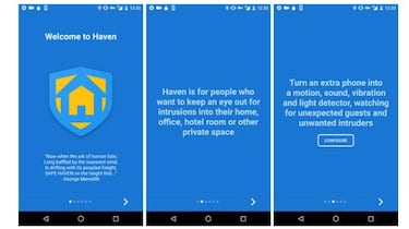 La app de videovigilancia para Android de Edward Snowden