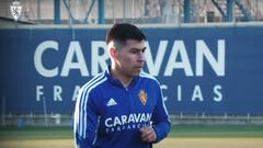 Así fue el primer día de Alarcón en el Zaragoza