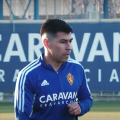 Así fue el primer día de Alarcón en el Zaragoza