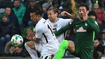 Marco Fabián y el Eintracht Frankfurt caen ante Werder Bremen