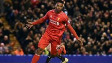 Sturridge, en un partido con el Liverpool el pasado marzo.