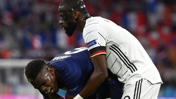 Varane bromea sobre el mordisco de R¨¹diger a Pogba