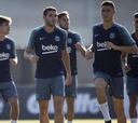 El Barcelona llegó a Dallas sin Denis, André Gomes y Digne