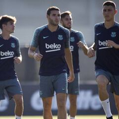 El Barcelona llegó a Dallas sin Denis, André Gomes y Digne