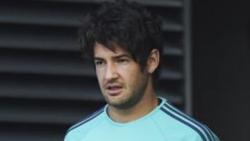 Alexandre Pato, durante un entrenamiento con el Chelsea.