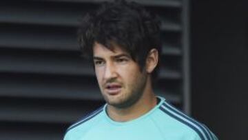 Alexandre Pato, durante un entrenamiento con el Chelsea.