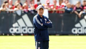 Soccer Football - Bayern Munich Training - Munich, Germany - July 1, 2017   Bayern Munich coach Carlo Ancelotti during training  