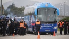 25/01/20 LLEGADA DEL ESPANYOL AUTOBUS 