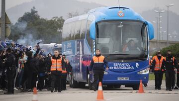 25/01/20 LLEGADA DEL ESPANYOL AUTOBUS 