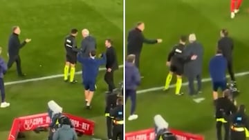 No se vio y va a dar que hablar: vean cómo llegó Flick al encuentro con Simeone tras el partido