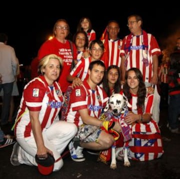 La celebración en la plaza de Neptuno