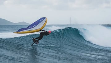 Nia Suardíaz, Wingfoil en Ponta Preta