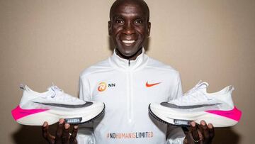 Así son las zapatillas 'mágicas' que usó Kipchoge en Viena