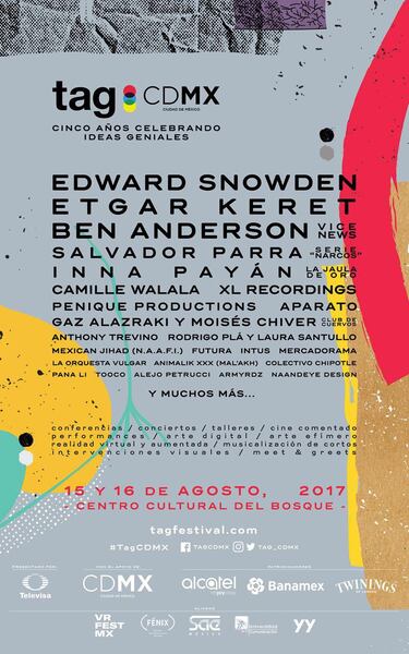 Edward Snowden estará en TAGCDMX