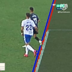 Indignación en el Rayo por el gol anulado contra el Tenerife