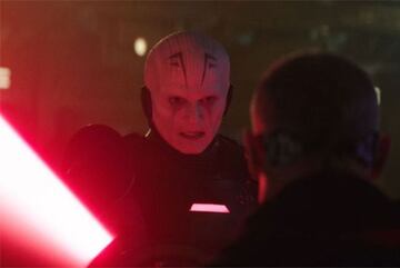 Rupert Friend as the Grand Inquisitor in Star Wars: Obi-Wan Kenobi.