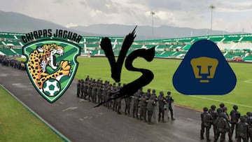 Jaguares de Chiapas vs Pumas(0-3): Resumen del partido y goles