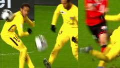 Espaldinha, sombrero y patadón a Neymar: la jugada con la que empezó el pique