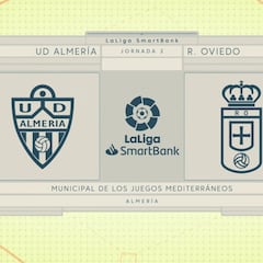 Resumen y goles del Almería - Oviedo de LaLiga SmartBank