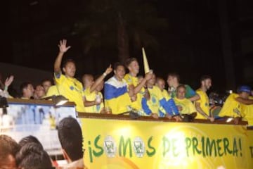 Celebración del ascenso de Las Palmas