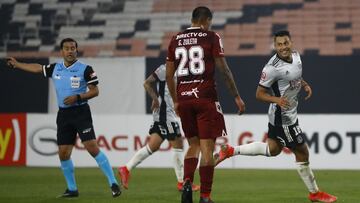 Futbol, Colo Colo vs Deportes La Serena.
 Octavos de final, partido de vuelta, Copa Chile 2021.
 El jugador de Colo Colo Ivan Morales celebra su gol contra Deportes La Serena durante el partido de vuelta de los octavos de final de la Copa Chile realizado 