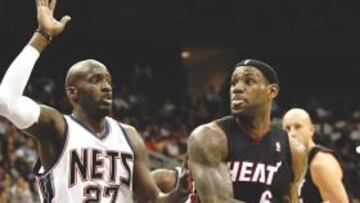 LeBron James lideró el ataque de los Heat ante los Nets con 20 puntos.