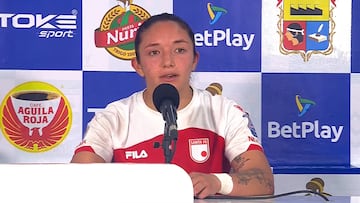 La capitana y el técnico de Santa Fe jugarán por el título, Reyes señaló lo importante que es para ella y el club conseguir el objetivo y Ramírez se refirió a lo que a veces tienen que sacrificar para jugar mejor.