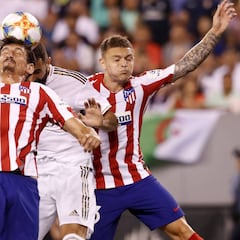 La nueva defensa del Atlético salió reforzada del derbi