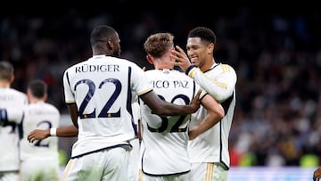 Real Madrid se lleva la victoria ante Napoli en una nueva exhibición de Jude Bellingham en el Santiago Bernabéu dentro de la UEFA Champions League.