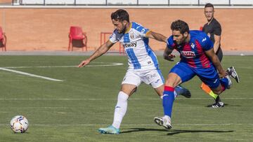 29/08/20 PRETEMPORADA PARTIDO AMISTOSO CORONAVIRUS COVID19
 CD LEGANES - SD EIBAR
 JOSE ARNAIZ - PEDRO BIGAS