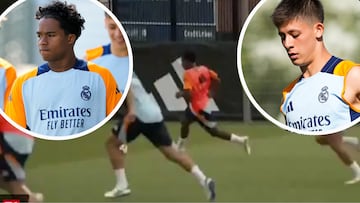 Genialidad de Arda Güler y Endrick: la definición del brasileño es para verla una y otra vez