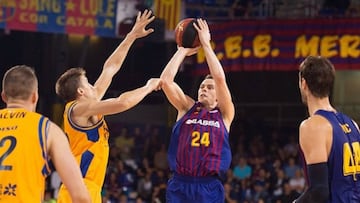 El ex jugador de Gran Canaria Kyle Kuric será la gran amenaza del Barça Lassa en el tiro exterior.