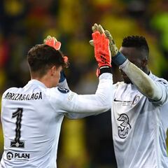 Chelsea's Super Cup win a 'team effort', say Mendy and Kepa