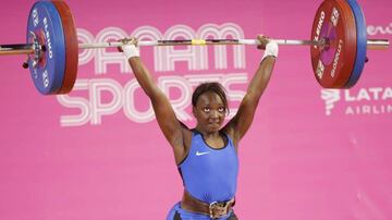 Es otra promesa de las pesas en nuestro país. Con 19 años en 2019 consiguió el récord mundial en junior en la categoría de los 55kg al levantar 116kg en el envión. Luego, en los Panamericanos alcanzó la medalla de plata.