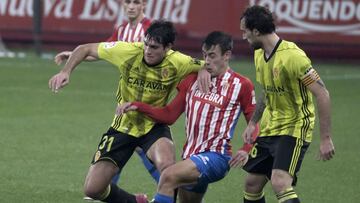 Djurdjevic rescata al Sporting y deja al Zaragoza penúltimo