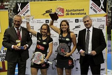 Carolina Navarro y Ceci Reiter, campeonas del mundo en 2012, en una imagen de archivo.