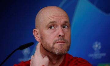 Soccer Football - Champions League - Ajax Amsterdam Press Conference - Santiago Bernabeu, Madrid, Spain - March 4, 2019 Ajax Amsterdam coach Erik ten Hag during the press conference