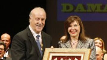 Del Bosque, en un acto.