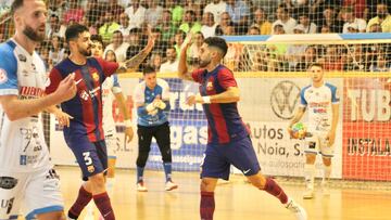 Barça golea con sufrimiento