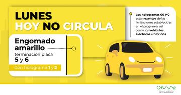 Hoy No Circula, 2 de enero: vehículos y placas en CDMX, EDOMEX, Hidalgo y Puebla