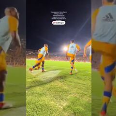 Critican a Samir por sus pocas ganas durante el calentamiento ante Necaxa