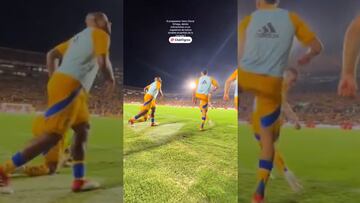 Critican a Samir por sus pocas ganas durante el calentamiento ante Necaxa