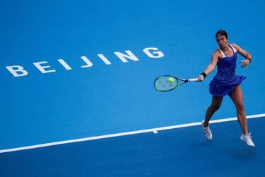 Sevastova surges past Naomi Osaka into first Premier final