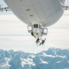 Así ha sido el primer descenso de la historia desde un zeppelin