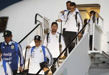 Argentina arrived in Moscow today