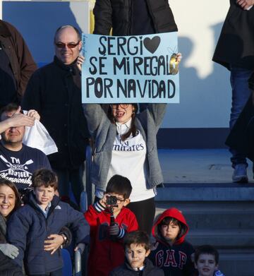 Casi 5.000 aficionados en el entrenamiento a puerta abierta