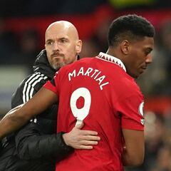 Martial, fulminado en el United